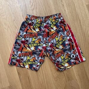 Flow Society Baseball Print Kids Shorts